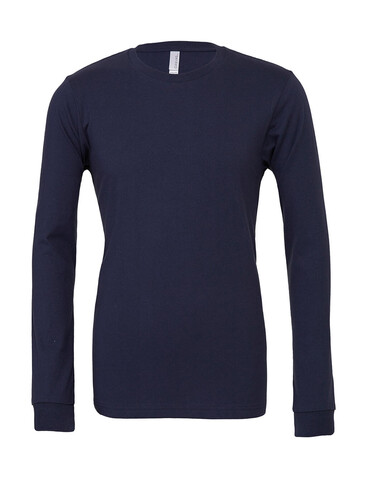 Bella Unisex Jersey Long Sleeve Tee, Navy, 2XL bedrucken, Art.-Nr. 191062007