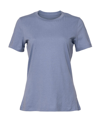 Bella Women`s Relaxed Jersey Short Sleeve Tee, Lavender Blue, L bedrucken, Art.-Nr. 194063395