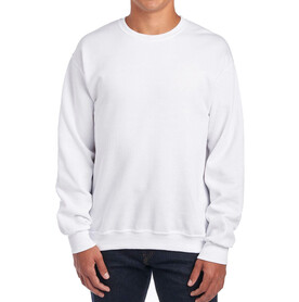 Jerzees NuBlend Sweatshirt, White, S bedrucken, Art.-Nr. 200370002