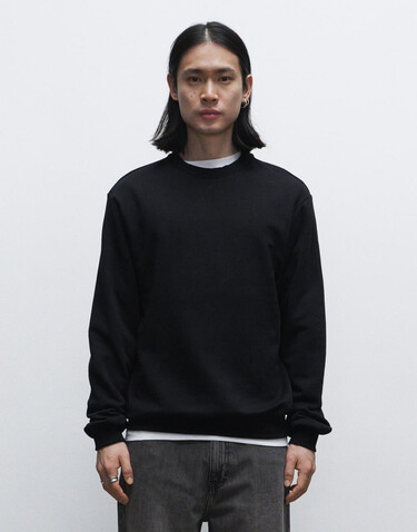 True Blanks Mens Regular Sweatshirt, Off White, XS bedrucken, Art.-Nr. 201410012