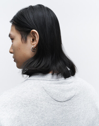 True Blanks Mens Regular Sweatshirt, Off White, XS bedrucken, Art.-Nr. 201410012