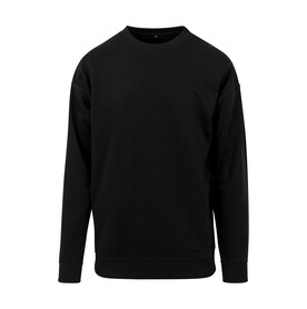 Build Your Brand Sweat Crewneck, Black, XS bedrucken, Art.-Nr. 202391010