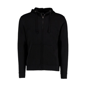 Kustom Kit Regular Fit Zipped Hoodie Superwash® 60º, Black, XS bedrucken, Art.-Nr. 203111012