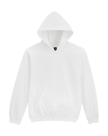 Gildan Softstyle Midweight Fleece Youth Hoodie, White, XS bedrucken, Art.-Nr. 205090002