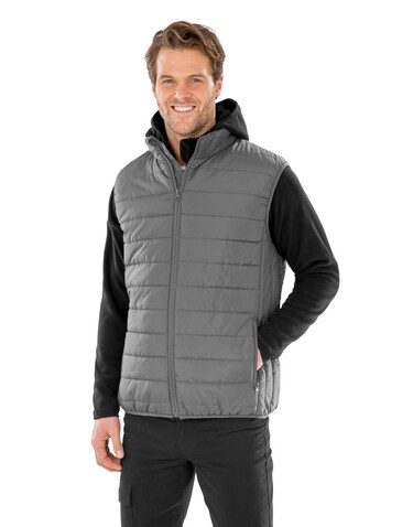 Result Recycled Promo Padded Bodywarmer, Black, XS bedrucken, Art.-Nr. 207331012