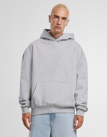 Build Your Brand Ultra Heavy Oversized Hoody, White, XS bedrucken, Art.-Nr. 207390000