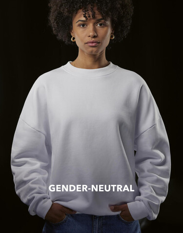 B &amp; C Influence Crew, White, XS bedrucken, Art.-Nr. 207420001