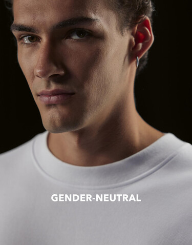 B &amp; C Influence Crew, White, XS bedrucken, Art.-Nr. 207420001