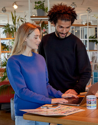 SG Originals Crew Neck Sweat Men, Snowwhite, S bedrucken, Art.-Nr. 207520011