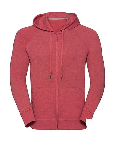 Russell Europe Men`s HD Zipped Hood Sweat, Red Marl, XS bedrucken, Art.-Nr. 208004172 Russell Europe Men`s HD Zipped Hood Sweat, Red Marl, XS bedrucken, Art.-Nr. 208004172