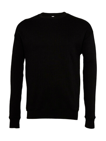Bella Unisex Drop Shoulder Fleece, Black, M bedrucken, Art.-Nr. 208061014