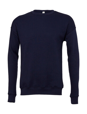 Bella Unisex Drop Shoulder Fleece, Navy, S bedrucken, Art.-Nr. 208062003