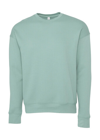 Bella Unisex Drop Shoulder Fleece, Dusty Blue, L bedrucken, Art.-Nr. 208063195