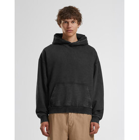 Build Your Brand Vintage Heavy Hoody, Black, S bedrucken, Art.-Nr. 208391011