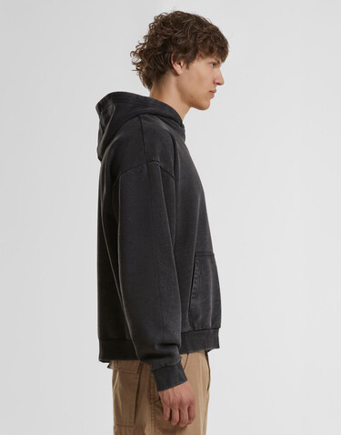 Build Your Brand Vintage Heavy Hoody, Black, 2XL bedrucken, Art.-Nr. 208391015