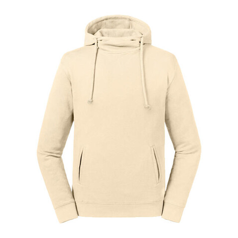 Russell Europe Pure Organic High Collar Hooded Sweat, Natural, 2XL bedrucken, Art.-Nr. 209000087