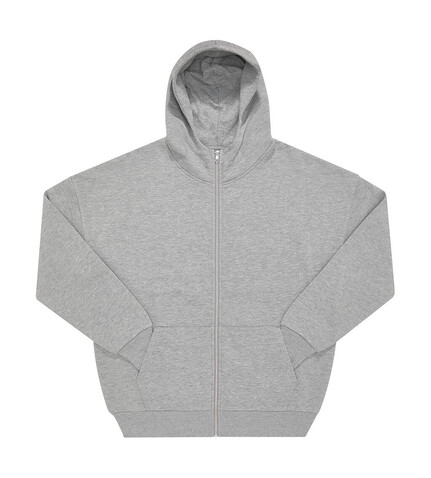 B &amp; C Influence Zip Hood, Sport Grey, 2XL bedrucken, Art.-Nr. 209421256