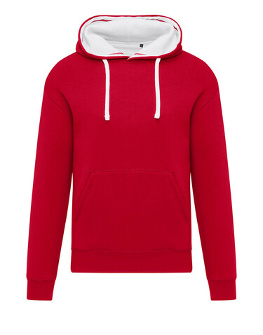 SG Originals Contrast Hooded Sweat Men, Red/Snowwhite, 5XL bedrucken, Art.-Nr. 209524528 SG Originals Contrast Hooded Sweat Men, Red/Snowwhite, 5XL bedrucken, Art.-Nr. 209524528