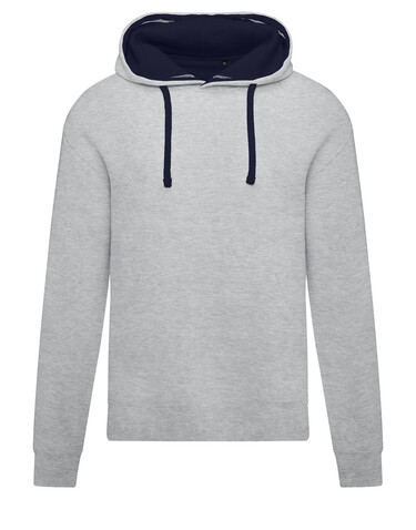 SG Originals Contrast Hooded Sweat Men, Light Oxford/Navy, 2XL bedrucken, Art.-Nr. 209527695
