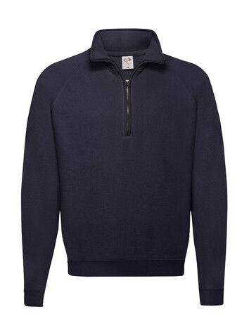 Fruit of the Loom Classic Zip Neck Sweat, Deep Navy, XL bedrucken, Art.-Nr. 210012026 Fruit of the Loom Classic Zip Neck Sweat, Deep Navy, XL bedrucken, Art.-Nr. 210012026