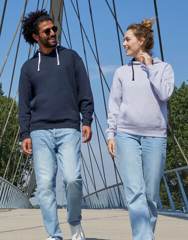 SG Originals Contrast Hooded Sweat Women, Dark Black/Grey, XS bedrucken, Art.-Nr. 210521522