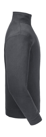 Russell Europe Authentic 1/4 Zip Sweat, Black, XS bedrucken, Art.-Nr. 211001012