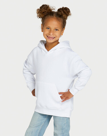 SG Originals Hooded Sweat Kids, Snowwhite, 104 (3-4/S) bedrucken, Art.-Nr. 211520013