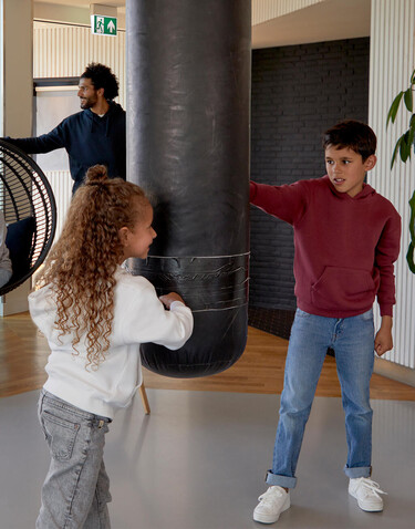 SG Originals Hooded Sweat Kids, Snowwhite, 104 (3-4/S) bedrucken, Art.-Nr. 211520013