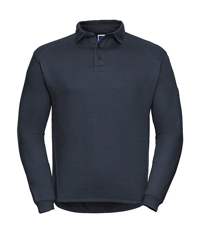 Russell Europe Heavy Duty Collar Sweatshirt, French Navy, XL bedrucken, Art.-Nr. 212002016