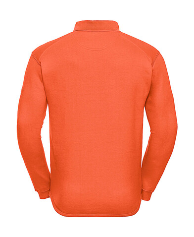 Russell Europe Heavy Duty Collar Sweatshirt, Light Oxford, XL bedrucken, Art.-Nr. 212007196