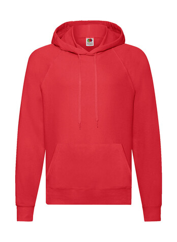 Fruit of the Loom Lightweight Hooded Sweat, Red, 2XL bedrucken, Art.-Nr. 212014007