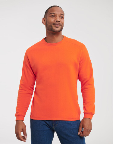 Russell Europe Workwear Set-In Sweatshirt, Bottle Green, 4XL bedrucken, Art.-Nr. 213005409