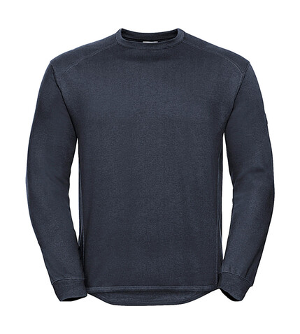 Russell Europe Workwear Set-In Sweatshirt, French Navy, S bedrucken, Art.-Nr. 213002013