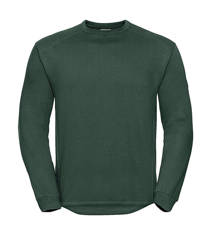 Russell Europe Workwear Set-In Sweatshirt, Bottle Green, XL bedrucken, Art.-Nr. 213005406
