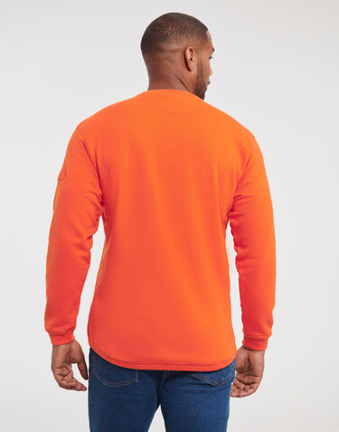 Russell Europe Workwear Set-In Sweatshirt, Bottle Green, 4XL bedrucken, Art.-Nr. 213005409