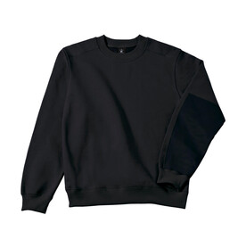 B &amp;amp; C Hero Pro Workwear Sweater, Black, S bedrucken, Art.-Nr. 213421013