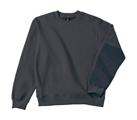 B &amp; C Hero Pro Workwear Sweater, Dark Grey, 3XL bedrucken, Art.-Nr. 213421288