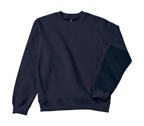 B &amp; C Hero Pro Workwear Sweater, Navy, L bedrucken, Art.-Nr. 213422005