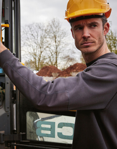 B & C Hero Pro Workwear Sweater, Black, S bedrucken, Art.-Nr. 213421013 B & C Hero Pro Workwear Sweater, Black, S bedrucken, Art.-Nr. 213421013