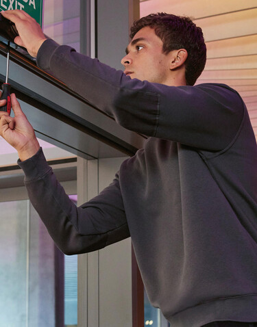 B & C Hero Pro Workwear Sweater, Red, S bedrucken, Art.-Nr. 213424003 B & C Hero Pro Workwear Sweater, Red, S bedrucken, Art.-Nr. 213424003