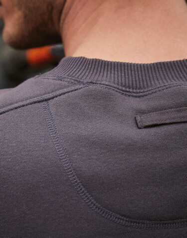 B &amp; C Hero Pro Workwear Sweater, Dark Grey, XL bedrucken, Art.-Nr. 213421286