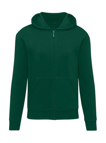 SG Originals Hooded Full Zip Kids, Bottle Green, 164 (13-14/3XL) bedrucken, Art.-Nr. 214525408