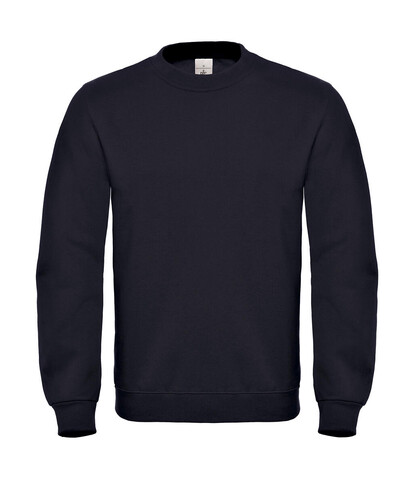 B &amp; C ID.002 Cotton Rich Sweatshirt, Black, 5XL bedrucken, Art.-Nr. 215421010