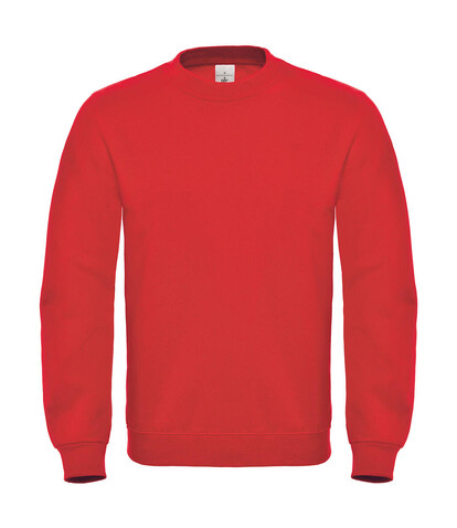 B &amp; C ID.002 Cotton Rich Sweatshirt, Red, 4XL bedrucken, Art.-Nr. 215424009