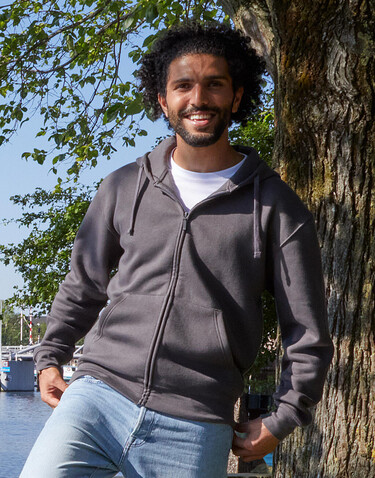 SG Originals Hooded Full Zip Men, Dark Black, 3XL bedrucken, Art.-Nr. 215521046