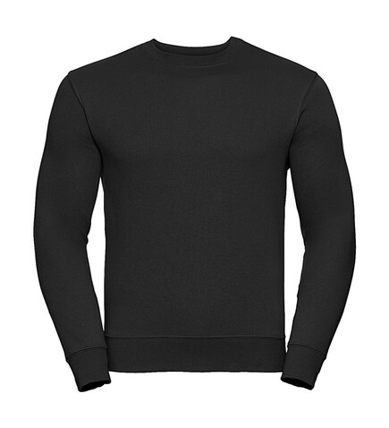 Russell Europe The Authentic Sweat, Black, XS bedrucken, Art.-Nr. 216001012