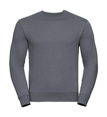 Russell Europe The Authentic Sweat, Convoy Grey, L bedrucken, Art.-Nr. 216001275