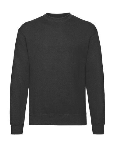 Fruit of the Loom Classic Set In Sweat, Black, S bedrucken, Art.-Nr. 216011013