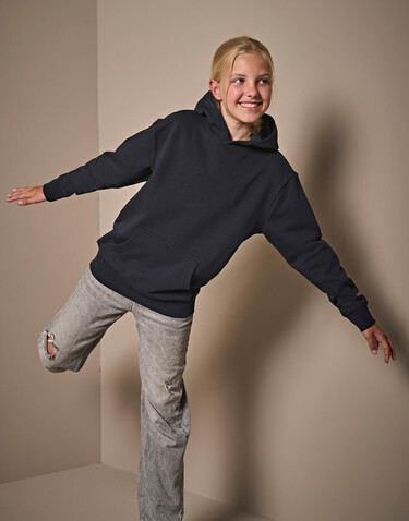 Tee Jays Junior Power Hoodie, Black, 4/6 (110-120cm) bedrucken, Art.-Nr. 216541013