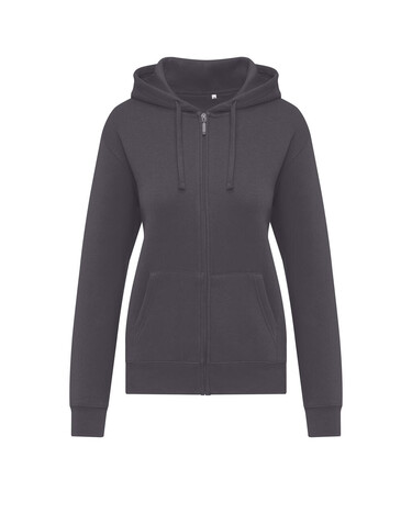 SG Originals Hooded Full Zip Women, Grey, S bedrucken, Art.-Nr. 217521213